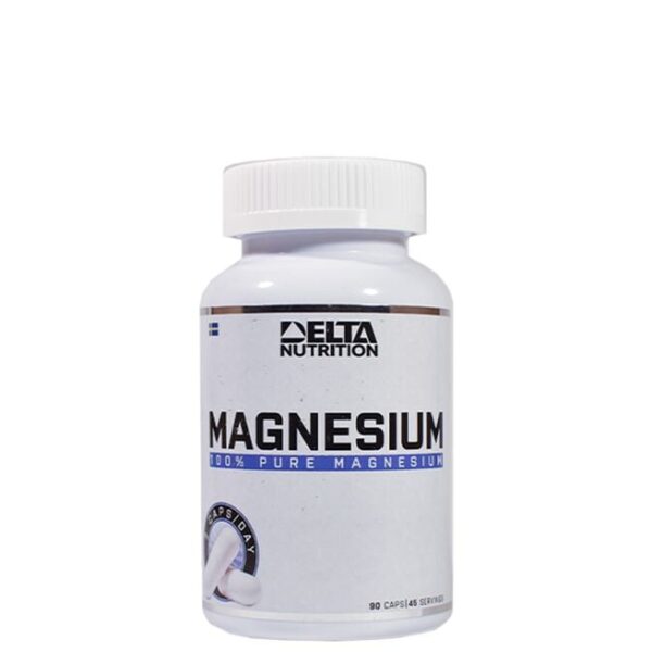 100% Pure Magnesium, 90 caps - Delta Nutrition