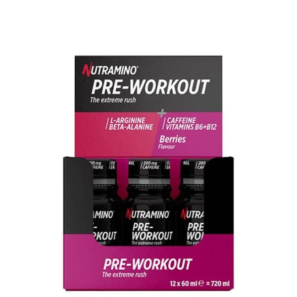 12 x Nutramino PWO Shot, 60 ml