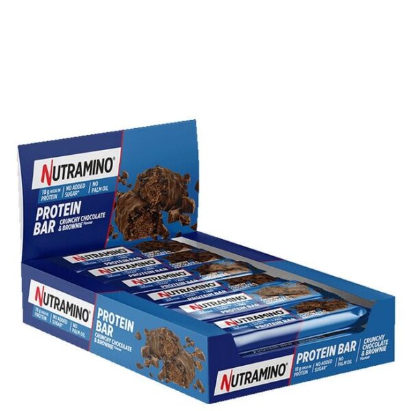 12 x Nutramino ProteinBar Crispy, 55 g-Nutramino Fitness Nutrition