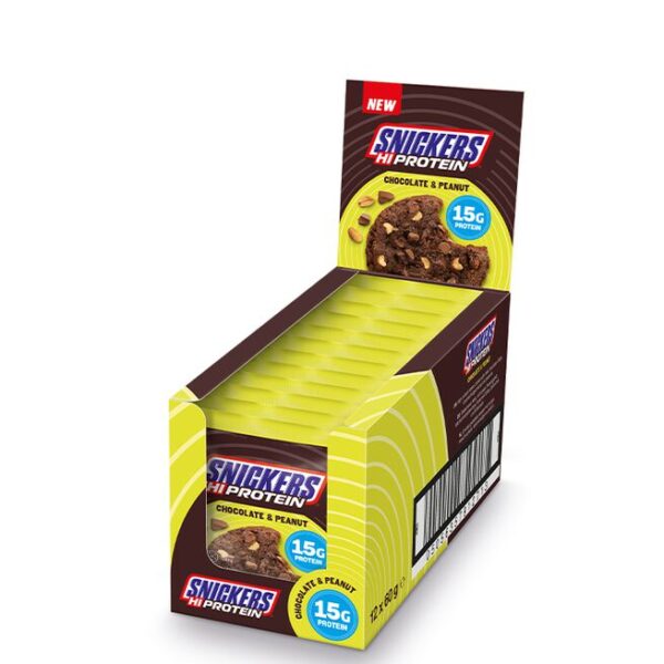 12 x Snickers High Protein Cookie, 60 g - Mars