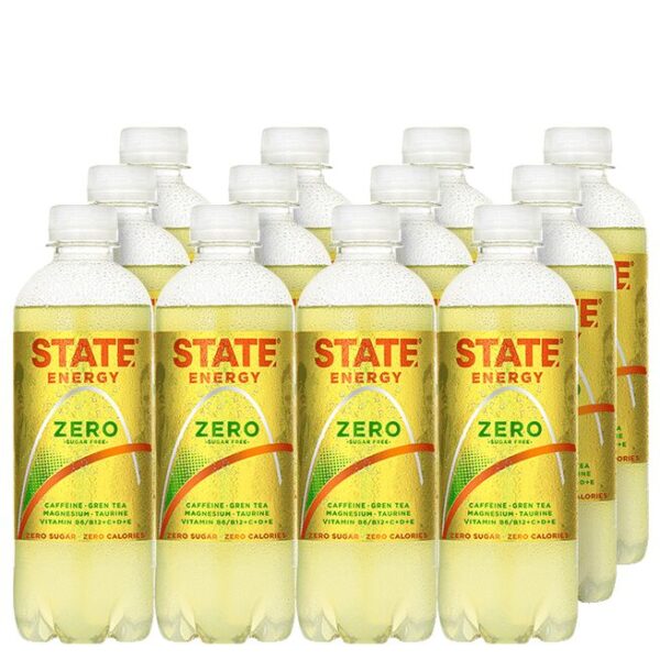 12 x State Energy 40 cl, Tropical Zero-State