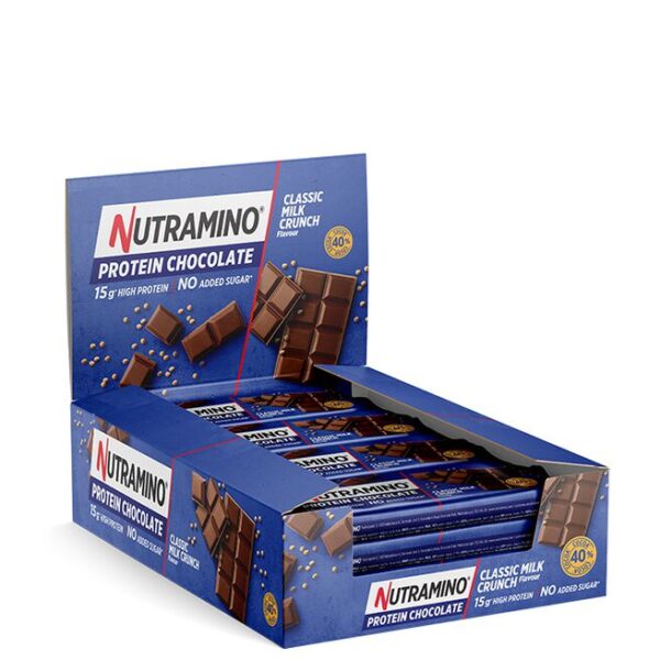 16 x Nutramino Proteinbar, 50 g, Classic Milk Crunch-Nutramino Fitness Nutrition