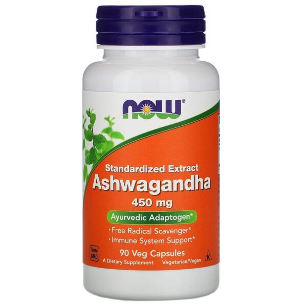 Ashwagandha ekstrakt 450mg, 90vegans kapsler