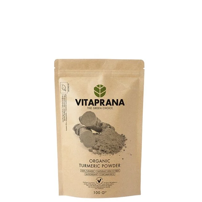 Vitaprana Organisk gurkemeie pulver, 100g