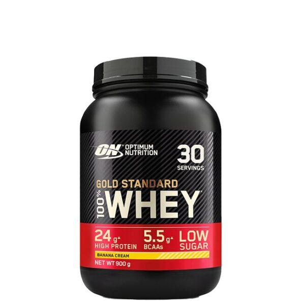 Optimum Nutrition 100% Whey Gold Standard Myseprotein 908 g Banana Cream