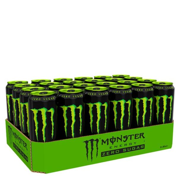 24 x Monster Energy 50 cl Green Zero Sugar-Monster Energy