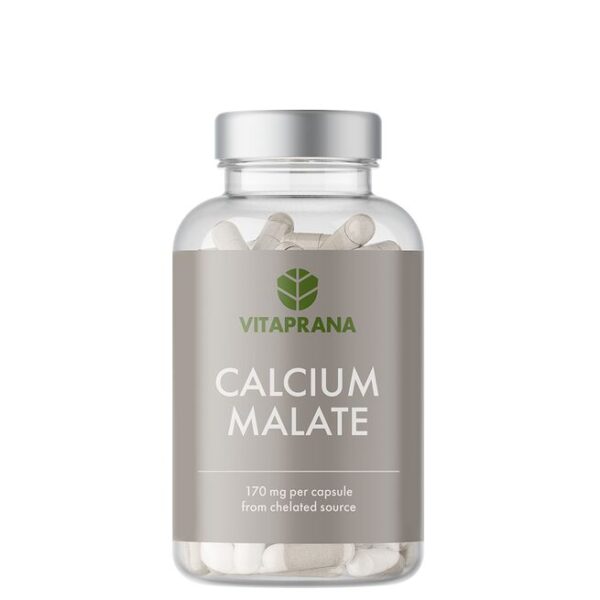 Calcium Malate, 100 caps-Vitaprana