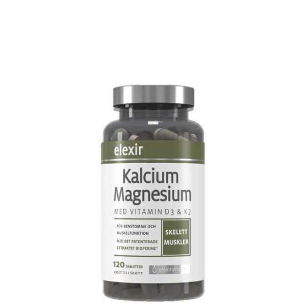 Kalcium Magnesium 120 tabletter-Elexir Pharma