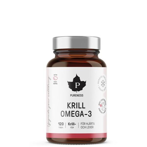 Krill Omega-3 120 kapslar-Pureness