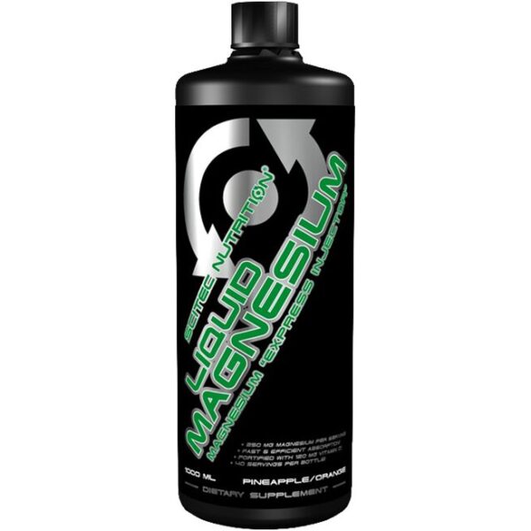 Liquid magnesium, 1000 ml, Orange/Pineapple-Scitec Nutrition