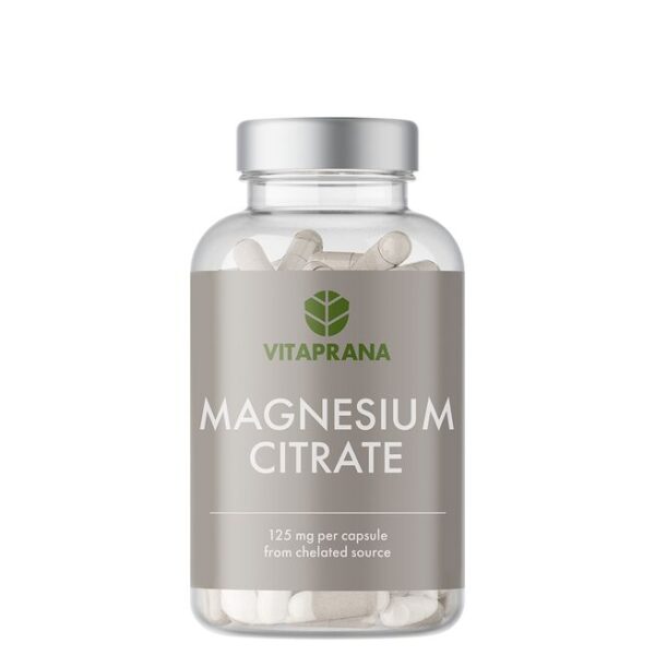 Magnesium, 100 Kapsler - Vitaprana