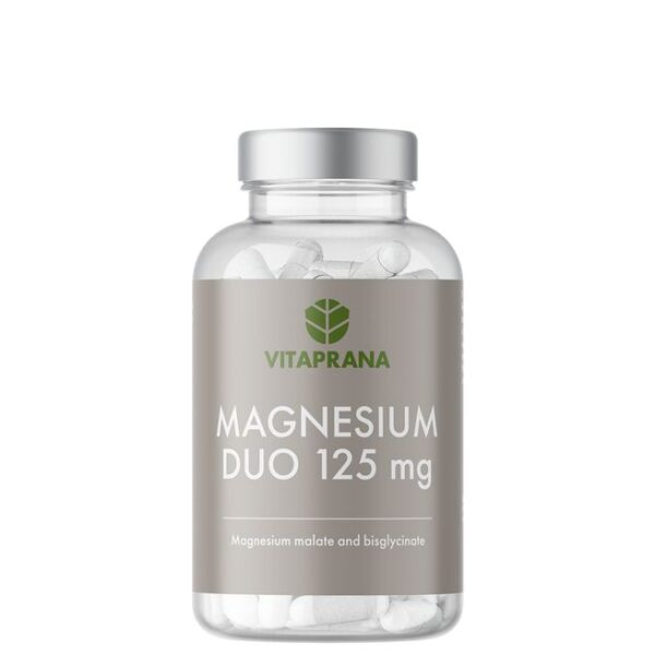 Magnesium Duo 125, 100 kapslar-Vitaprana