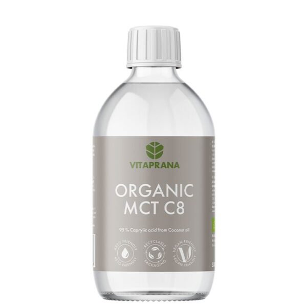 Organic MCT C8, 500 ml-Vitaprana