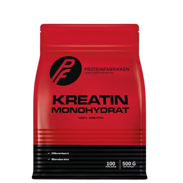 PF Creatine Monohydrate, 500 g - Proteinfabrikken