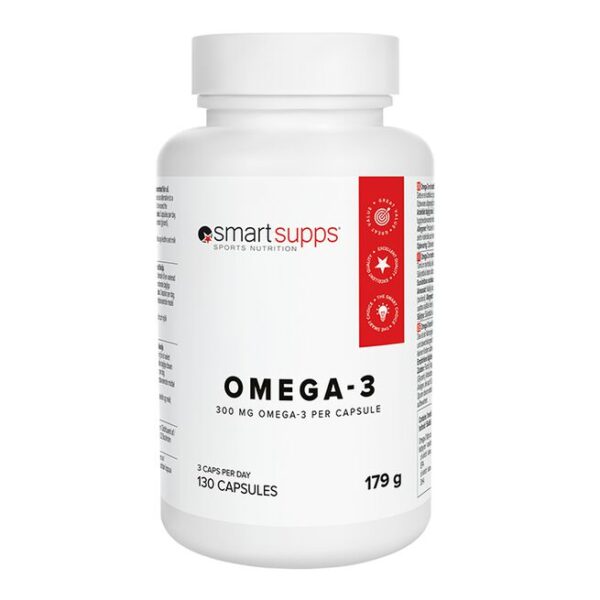 SmartSupps Omega-3, 130 kapsler - SmartSupps