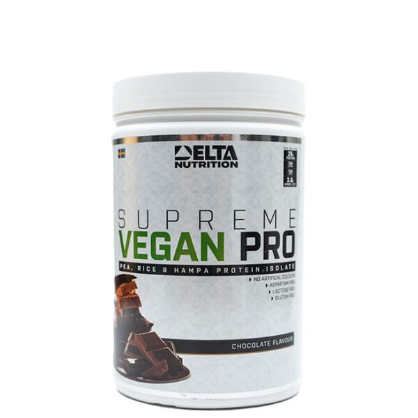 Supreme Vegan PRO Vegansk Proteinpulver 900 g-Delta Nutrition