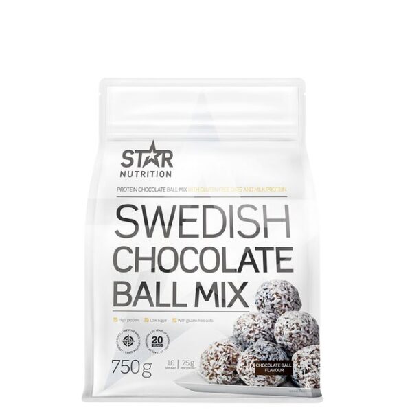 Swedish Chocolate Ball Mix, 750 g-Star Nutrition