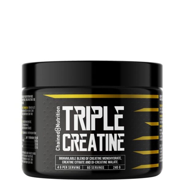 Triple Creatine Hardcore, 240 g-Chained Nutrition