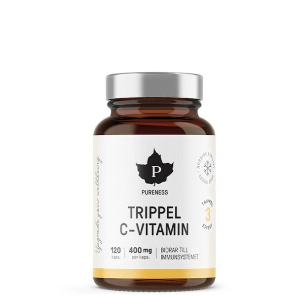 Trippel C-vitamin 120 kapslar-Pureness