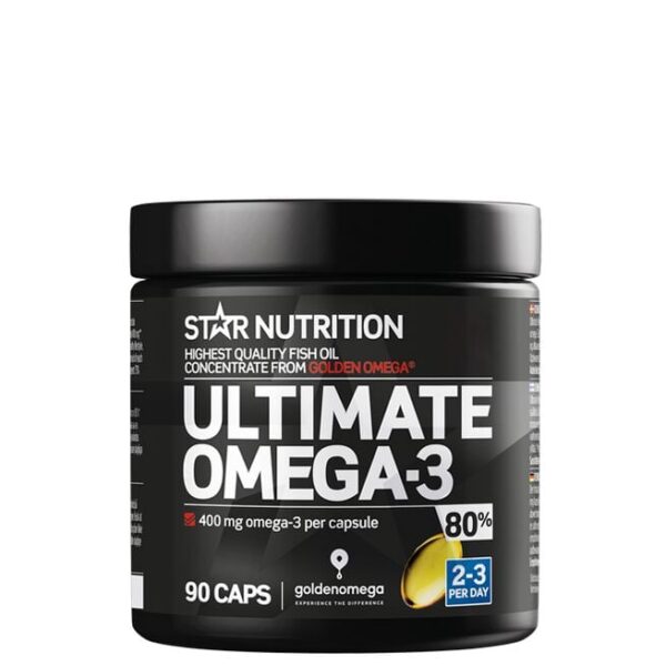 Ultimate Omega-3, 80%, 90 caps-Star Nutrition