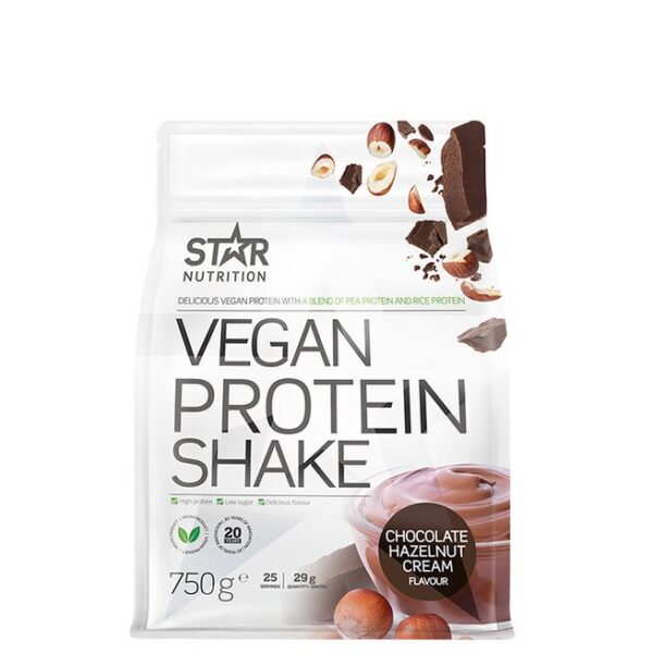 Vegan Protein Shake Vegansk Proteinpulver 750 g-Star Nutrition