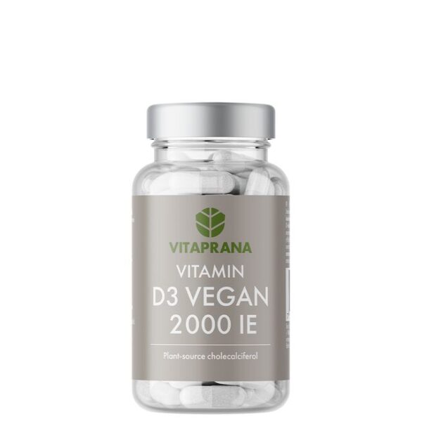 Vitamin D3 Vegan, 2000IE, 110 kapslar-Vitaprana